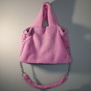 Pink Furry Dollskill Delia's Tote Bag